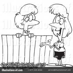 Neighbors Clipart #1044214 - Illustration by toonaday