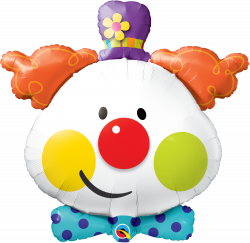 Cute Clown Super Shape Foil Balloon