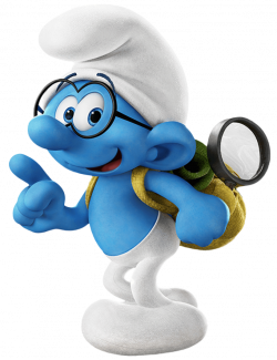 Brainy Smurfs The Lost Village Transparent PNG Image | Gallery ...