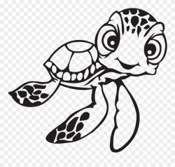 Nemo Clipart Face - Turtle Colouring In Pages - Png Download ...