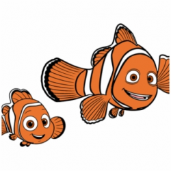 Windy Fin Fish Closure Nemo Is Safe - Orange Cartoon Fish ...