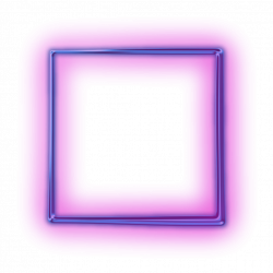 neon purple square shapes frame...