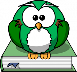 Owl2 On The Book Clip Art at Clker.com - vector clip art online ...