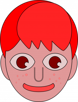 Clipart - Redhead with Brown eyes