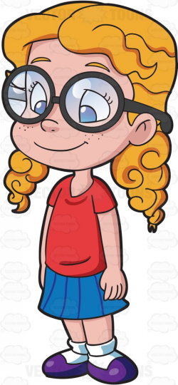 cartoon girl List of synonyms and antonyms the word nerdy ...
