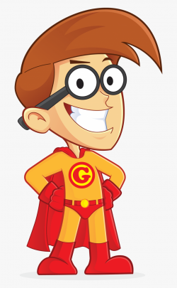 Free Superhero Nerd Geek People High Resolution Clip - Nerdy ...