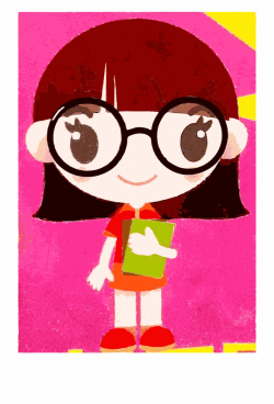 Nerd Girl Clipart - Female Geek Cartoon Characters - nerd ...
