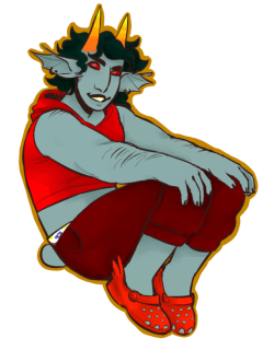 good baby grab, nerd: colored @official-spec 's terezi lineart!! i ...