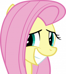 Fluttershy - Extremely Nervous Grin by SLB94 on DeviantArt