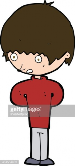 Cartoon Nervous Boy premium clipart - ClipartLogo.com