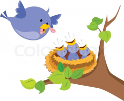Baby birds in nest clipart 6 » Clipart Station