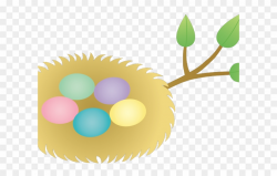 Birds Nest Clipart Easter - Png Download (#3134957) - PinClipart