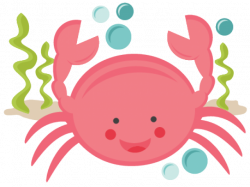 Crab clipart cute ~ Frames ~ Illustrations ~ HD images ~ Photo ...