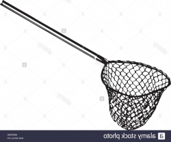 Fishing Net Retro Clipart Illustration Image | HandandBeak