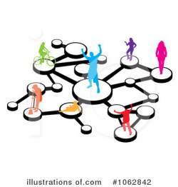 Social Network Clipart #1062842 - Illustration by Arena Creative