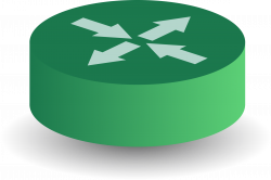 Clipart - green-router