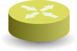 Clipart - Router Yellow