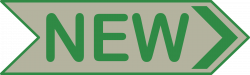 Clipart - 'NEW' Arrow Sign