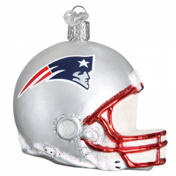 New England Patriots Helmet 72017 Old World Christmas Ornament