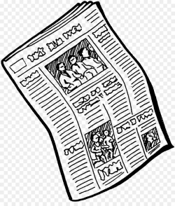 Student Cartoon clipart - Newspaper, News, White ...