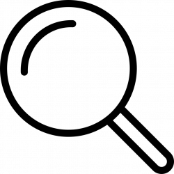 Thin Zoom Find Search Magnifying Glass Svg Png Icon Free Download ...