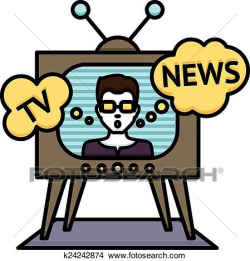 Tv news clipart 4 » Clipart Station
