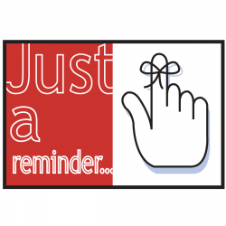 Just A Reminder Clipart | Free download best Just A Reminder ...