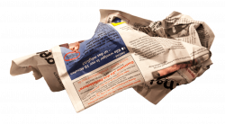 Newspaper Wrinkled transparent PNG - StickPNG