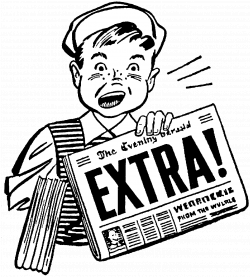 Extra extra read all about it free clipart