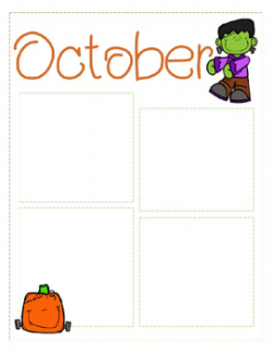 October Newsletter Template {Editable}