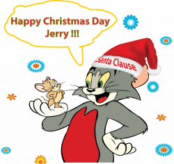 Santa Christmas Tom&Amp;Jerry - Happy Christmas day Jerry Products ...