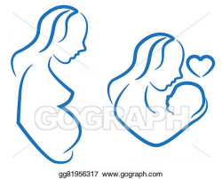 Stock Illustration - Motherhood. Clipart gg81956317 - GoGraph