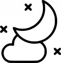Moon Cold Night Svg Png Icon Free Download (#541990 ...