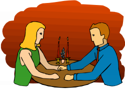 Couples Date Night Clipart