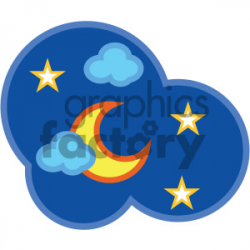 nighttime sky nature icon . Royalty-free icon # 405742