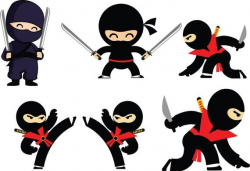 NINJA SVG FILES For Cricut, Cute Ninja Clipart Files, Ninja ...