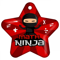 Math Ninja Star Brag Tags | SchoolLife.com