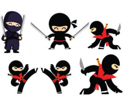 Ninja clipart | Etsy