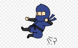 Ninja Clipart Ninja Kick - Png Download (#2666281) - PinClipart