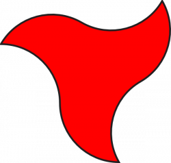 Red Ninja Star Clip Art at Clker.com - vector clip art online ...