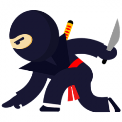 Stealthy Ninja clipart, cliparts of Stealthy Ninja free ...