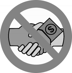 File:A no money handshake nocolor.png - Wikimedia Commons