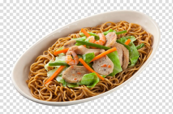 Noodle dish served in white bowl, Pancit Chinese cuisine ...