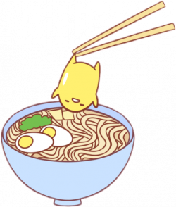 noodle kawaii cute ramen - Sticker by zerenguellue