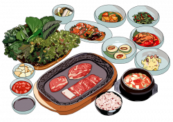 푸드 컨텐츠 일러스트 (Food illustration) & 한국보건산업진흥원 식단 ...