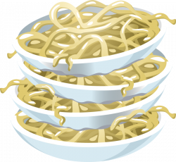 Clipart - Food Plain Noodles