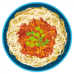Pasta clipart plate spaghetti pencil and in color pasta ...