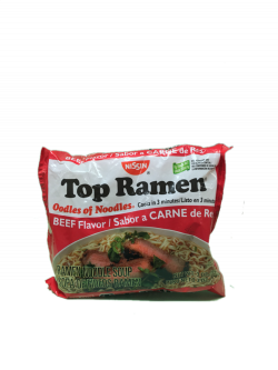 Nissin Top Ramen Beef flavored 3 oz — Meusu