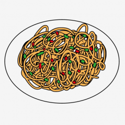Pasta Western Food Illustration, Spaghetti, Noodles, Gourmet ...