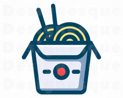 Noodles SVG, Chinese Food SVG, Noodles Clipart, Noodles Files for Cricut,  Noodles Cut Files For Silhouette, Dxf, Png, Eps, Noodles Vector